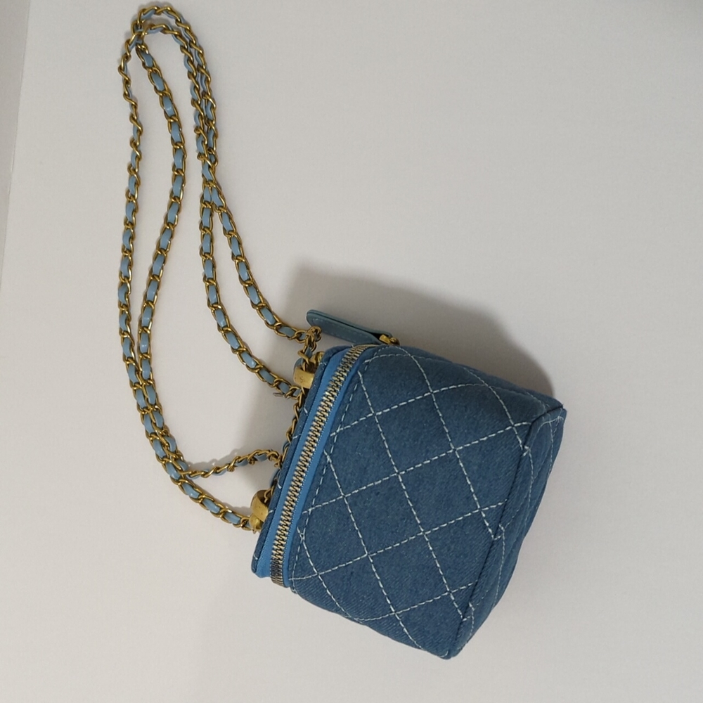 MINI QUILTED DENIM HANDBAG/CROSSBODY BAG EVERYTHING MUST GO❗ SALE